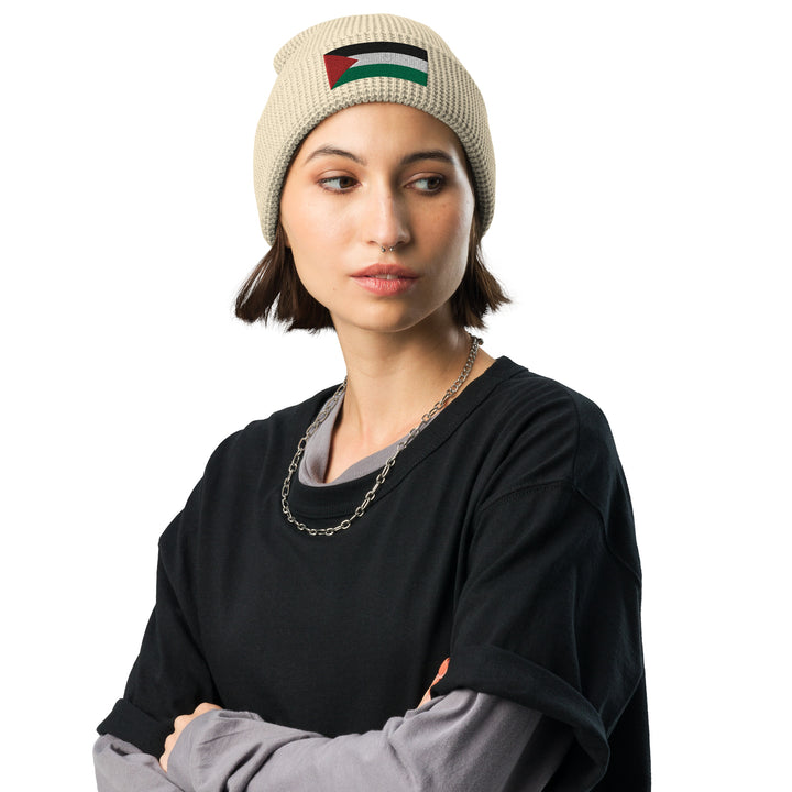 Waffle beanie | Palestine Flag