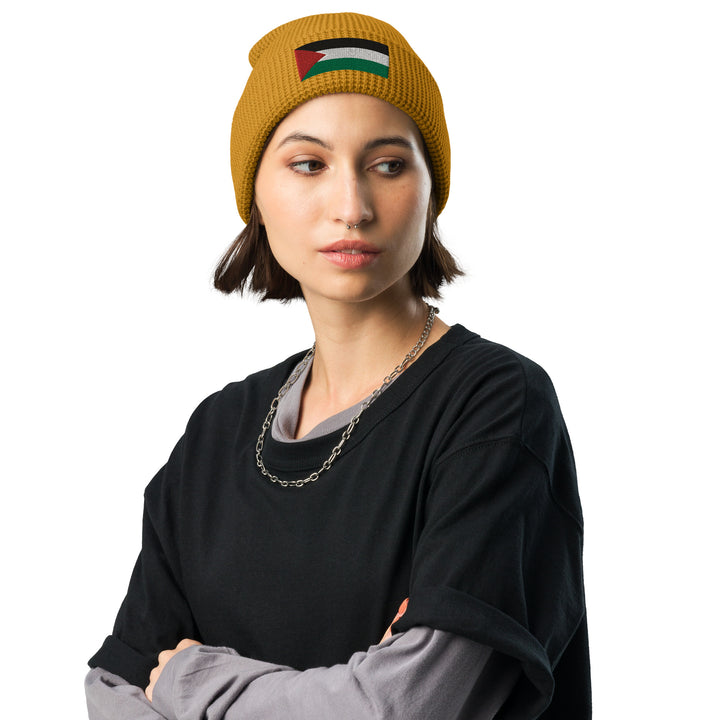 Waffle beanie | Palestine Flag