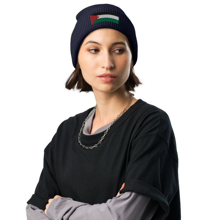 Waffle beanie | Palestine Flag