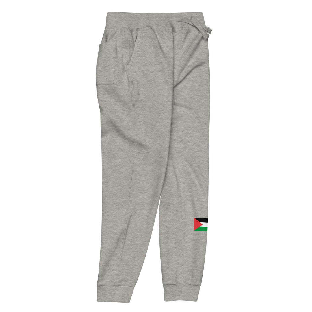 Women fleece sweatpants - Palestine Flag, Fleece Sweatpants Carbon Grey Front