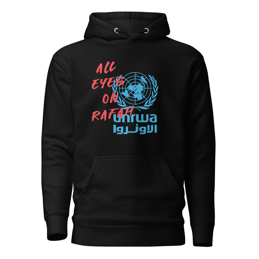 Women Hoodie - All Eyes on Rafah, Black
