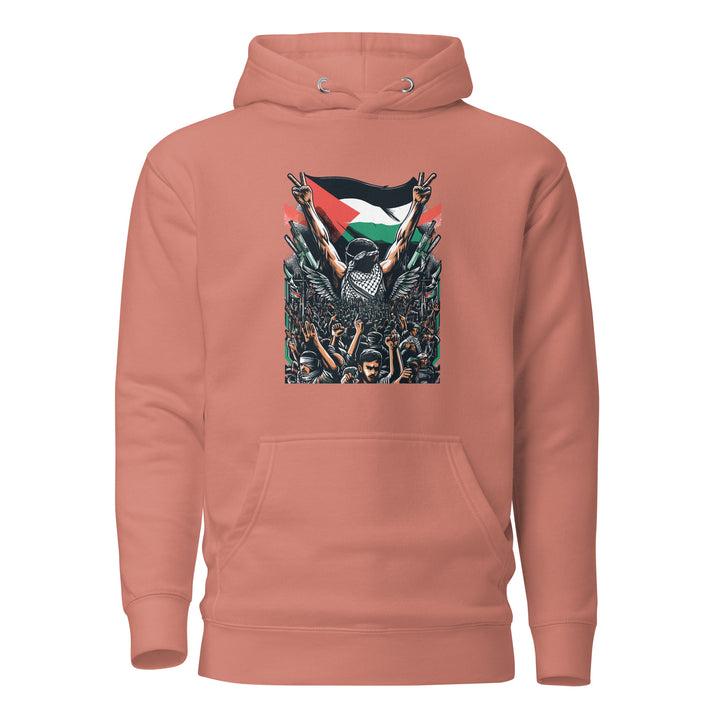 Women Hoodie - Art by Moh, Dusty Rose