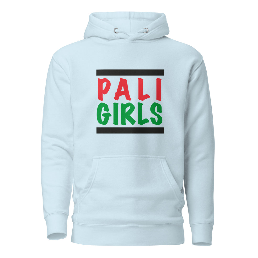 Women Hoodie - Palestinian Girls, Sky Blue