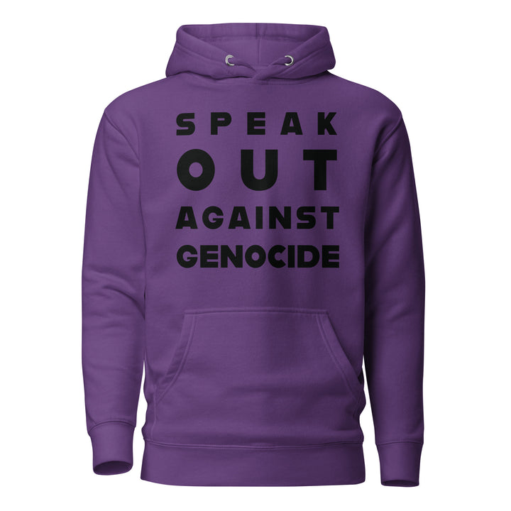 Women Hoodie - Speak out against genocide, Purple