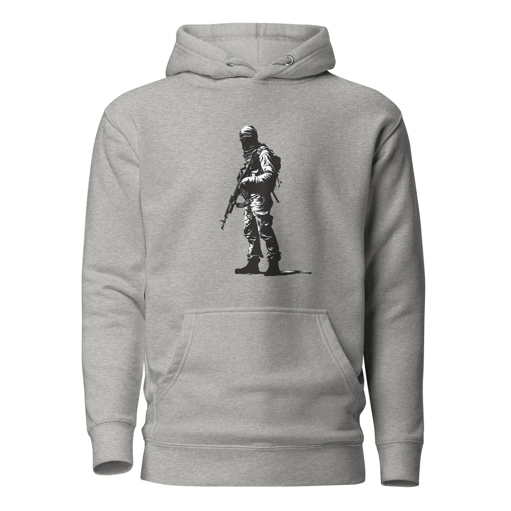 Women Hoodie - The Fighter, Carbon Grey