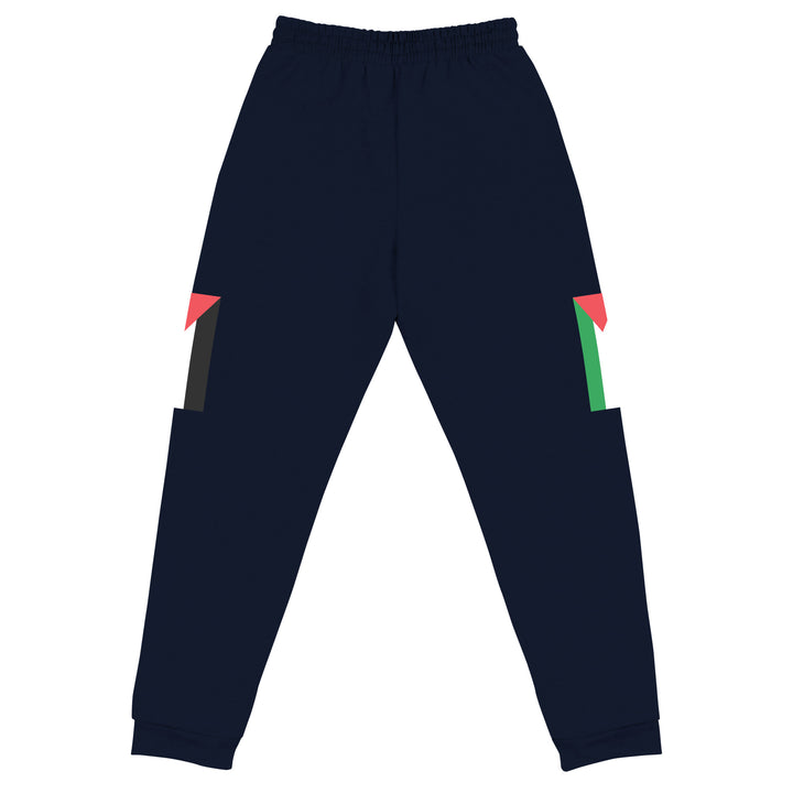 Women Joggers - Palestine Flag, J. Navy