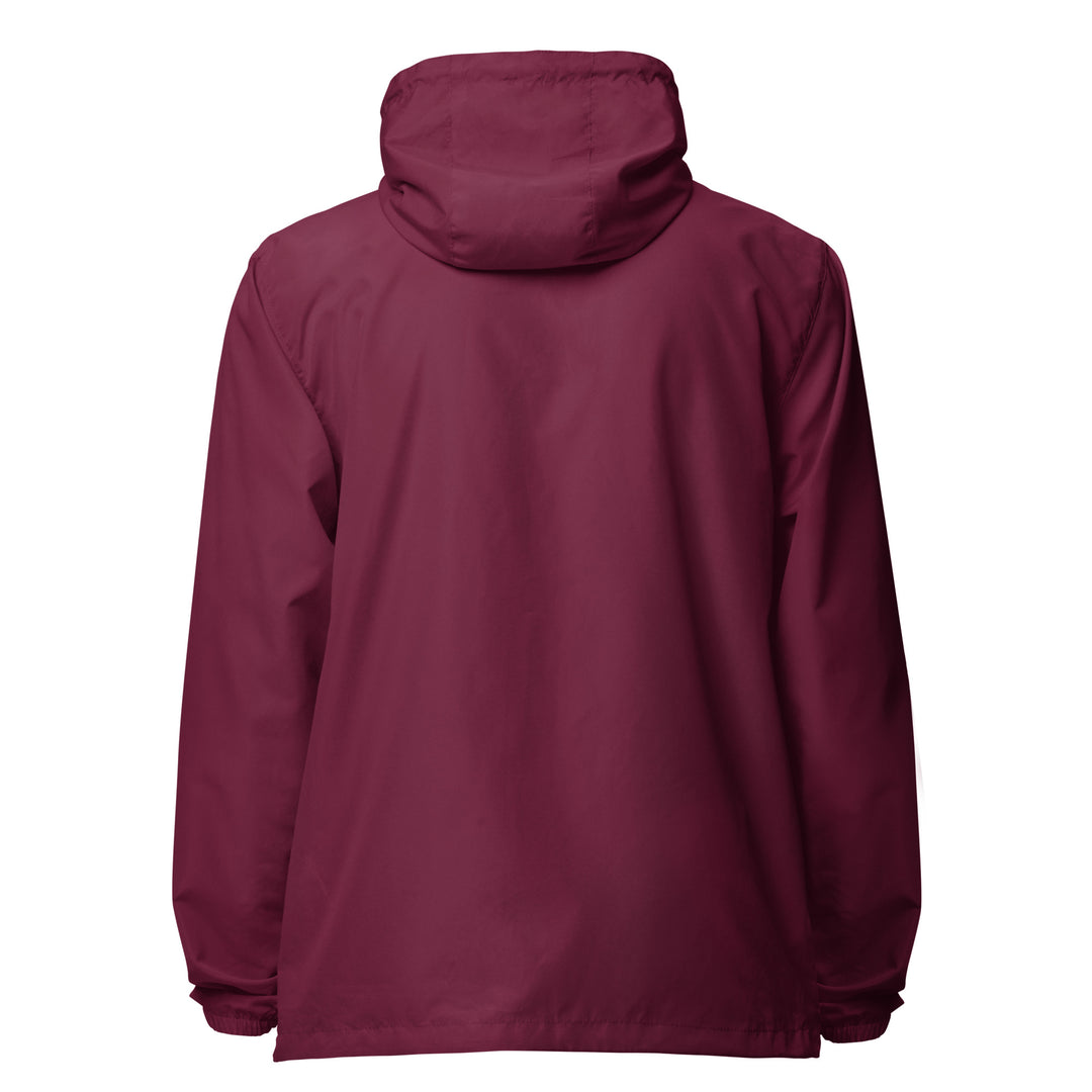Women lightweight zip up windbreaker - Palestine Flag, Lightweight Zip Up Windbreaker Maroon