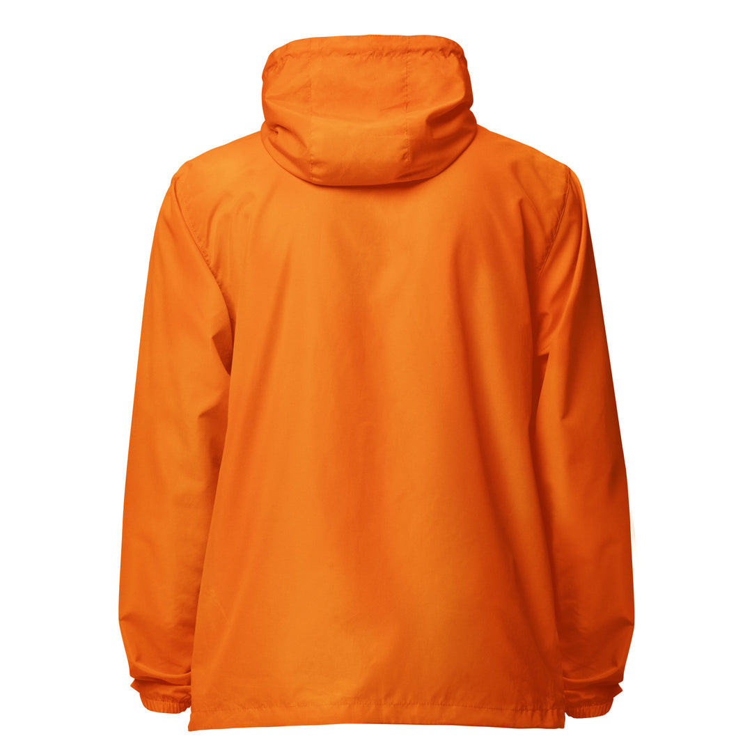 Women lightweight zip up windbreaker - Palestine Flag, Lightweight Zip Up Windbreaker Safety Orange