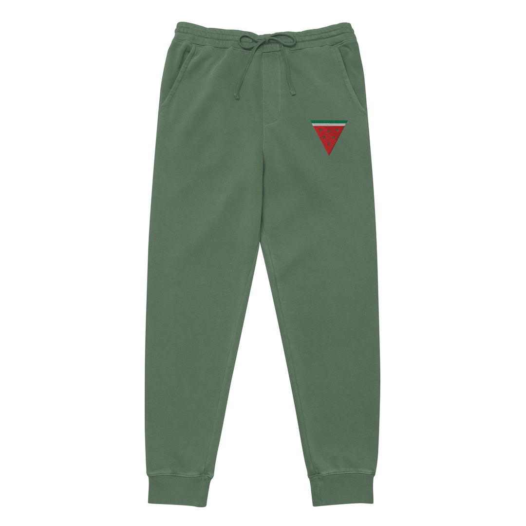 Women pigment-dyed sweatpants - Triangle Watermelon, Pigment Dyed Sweatpants Pigment Alpine Green