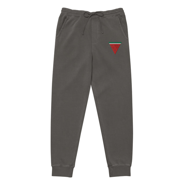 Women pigment-dyed sweatpants - Triangle Watermelon, Pigment Dyed Sweatpants Pigment Black