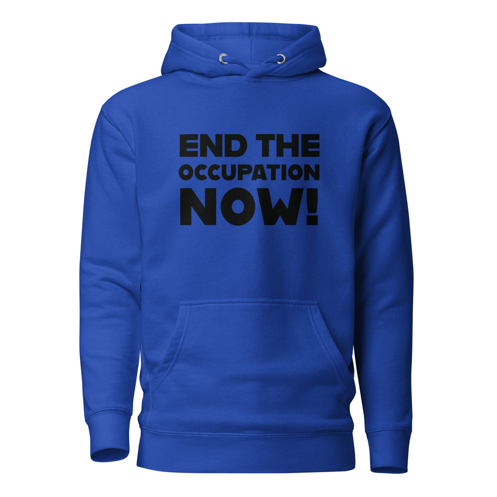 Women’s Hoodie - End the Occupation Now!, Team Royal