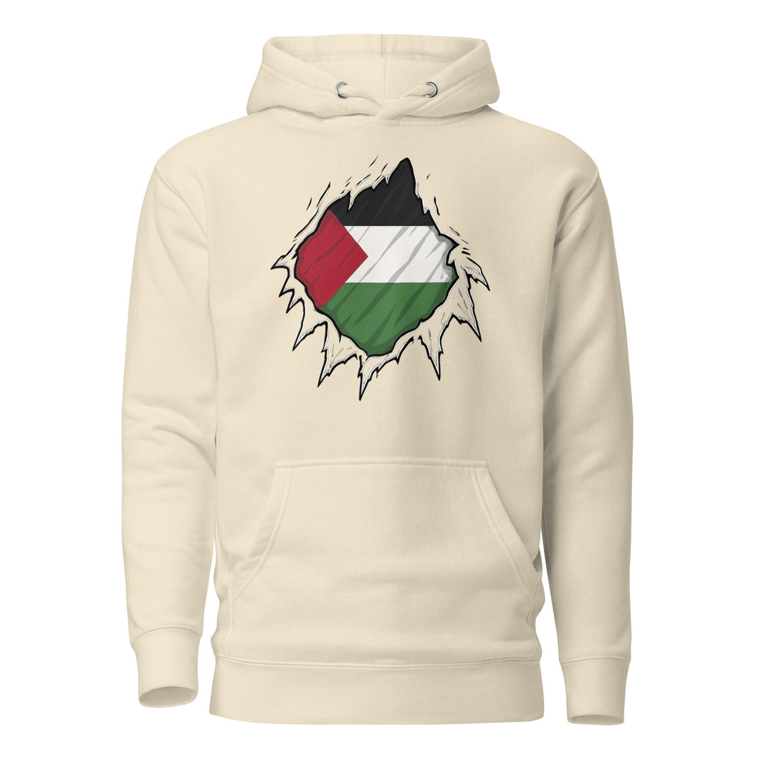 Women’s Hoodie - Palestine Hero, Bone