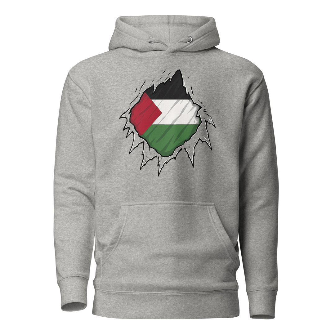 Women’s Hoodie - Palestine Hero, Carbon Grey