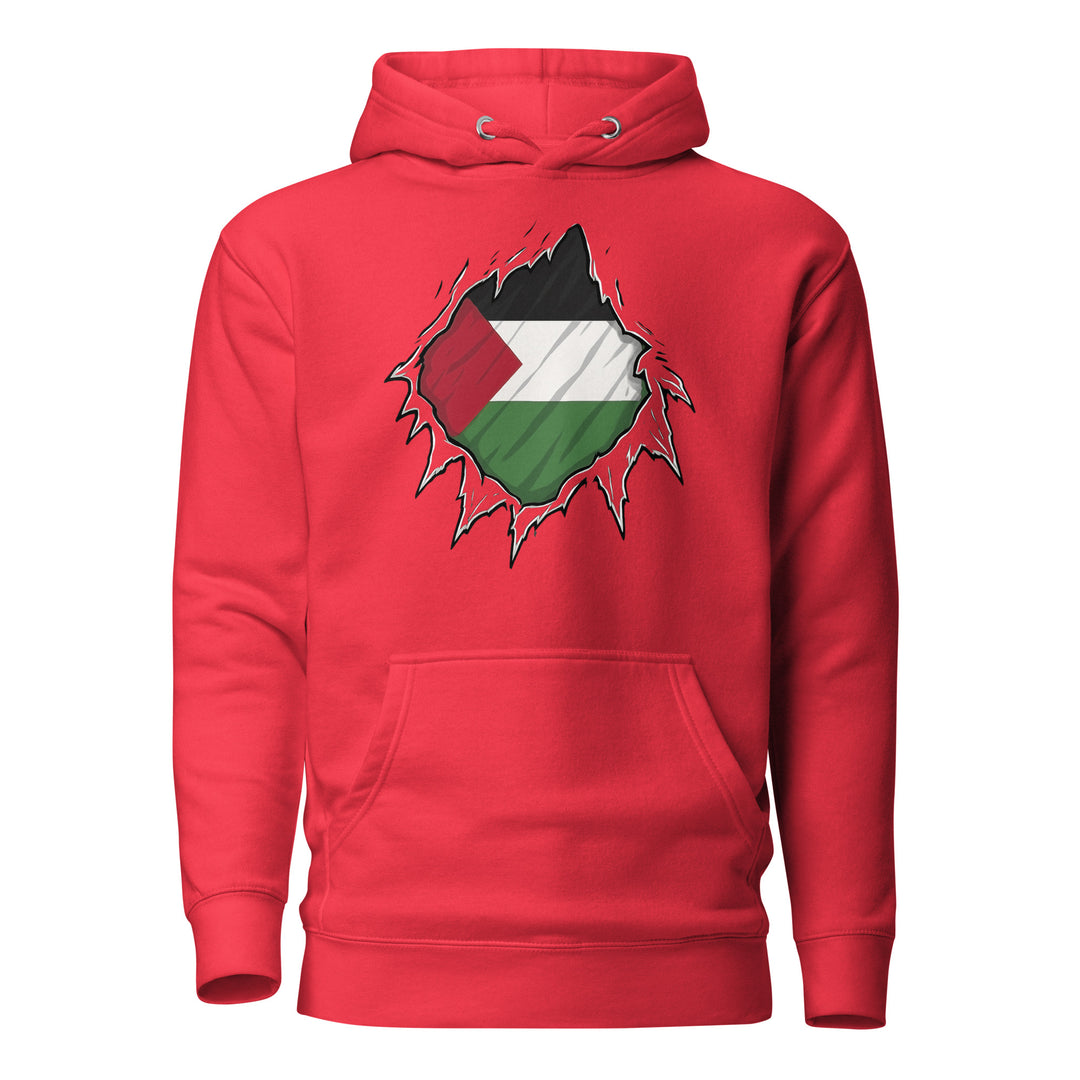Women’s Hoodie - Palestine Hero, Team Red