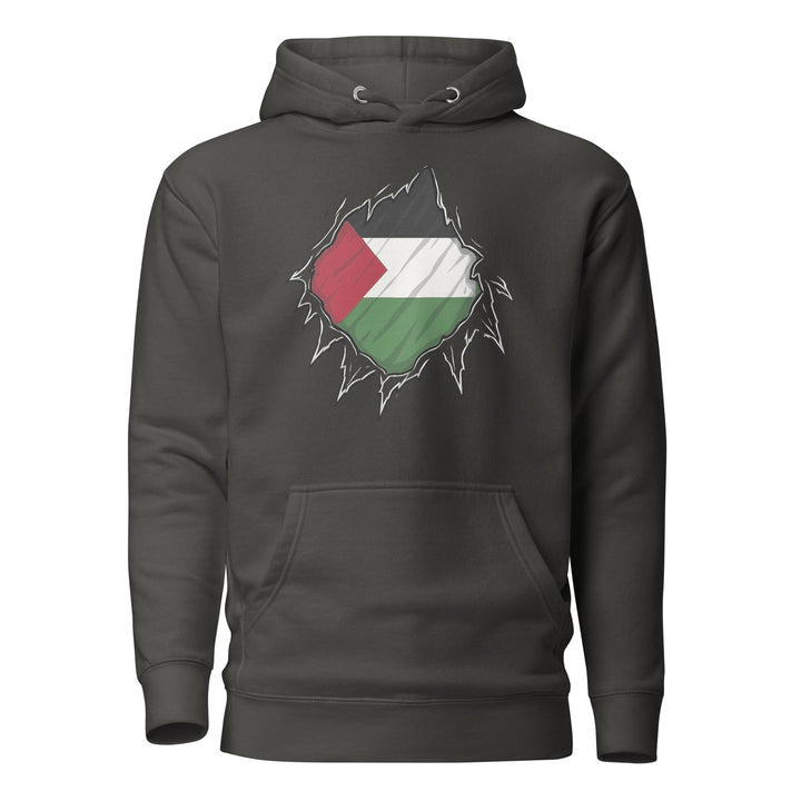 Women’s Hoodie - Palestine Hero, Vintage Black