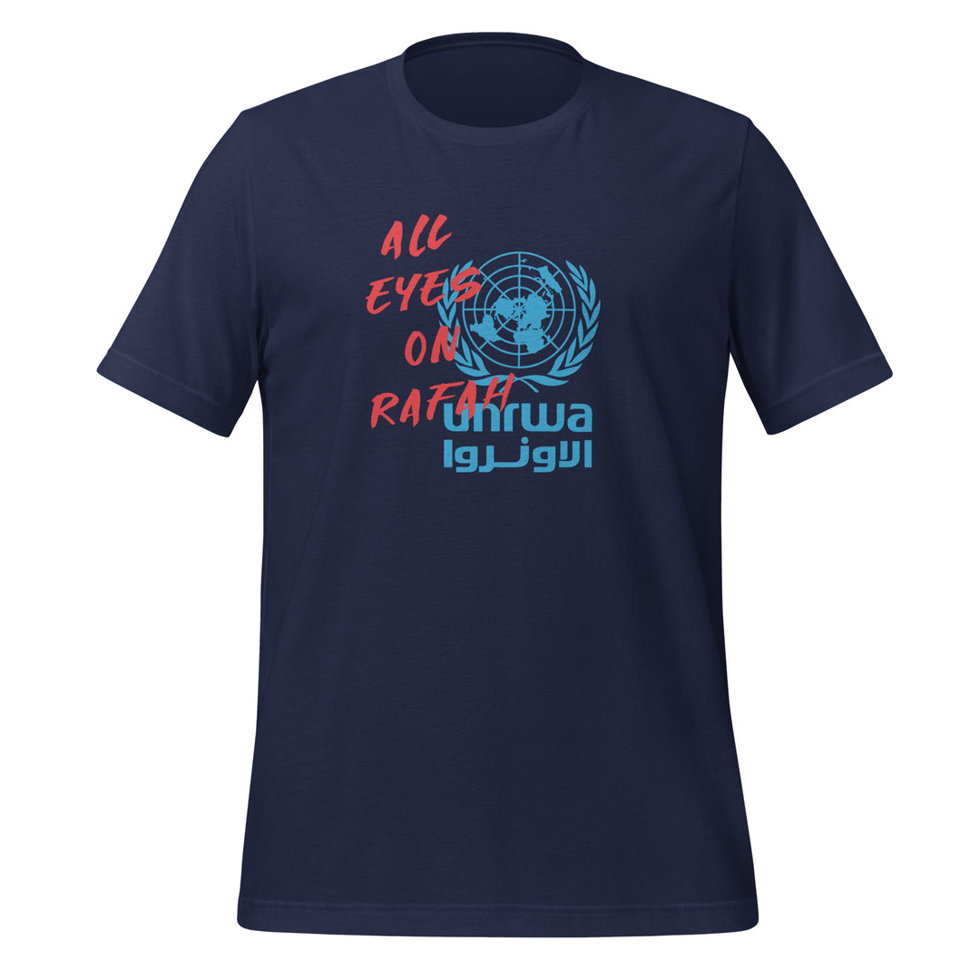 Women t-shirt - All Eyes on Rafah, T Shirt Navy