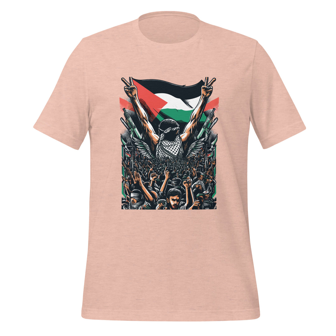 Women t-shirt - Art by Moh, T Shirt Heather Prism Peach