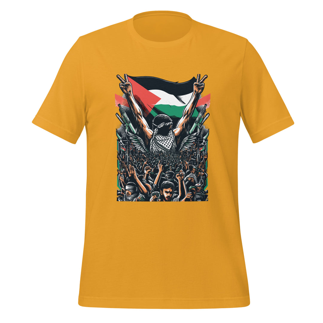 Women t-shirt - Art by Moh, T Shirt Mustard