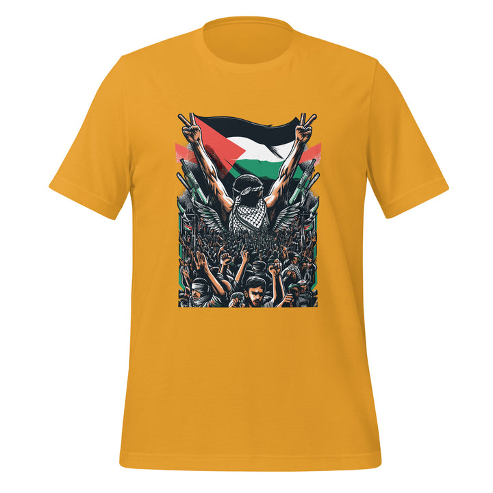 Women t-shirt - Art by Moh, T Shirt Mustard