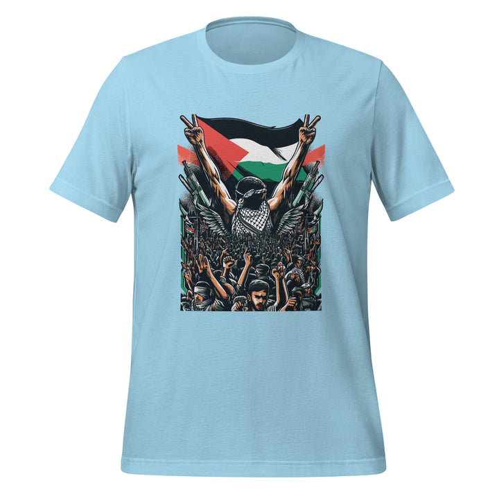 Women t-shirt - Art by Moh, T Shirt Ocean Blue