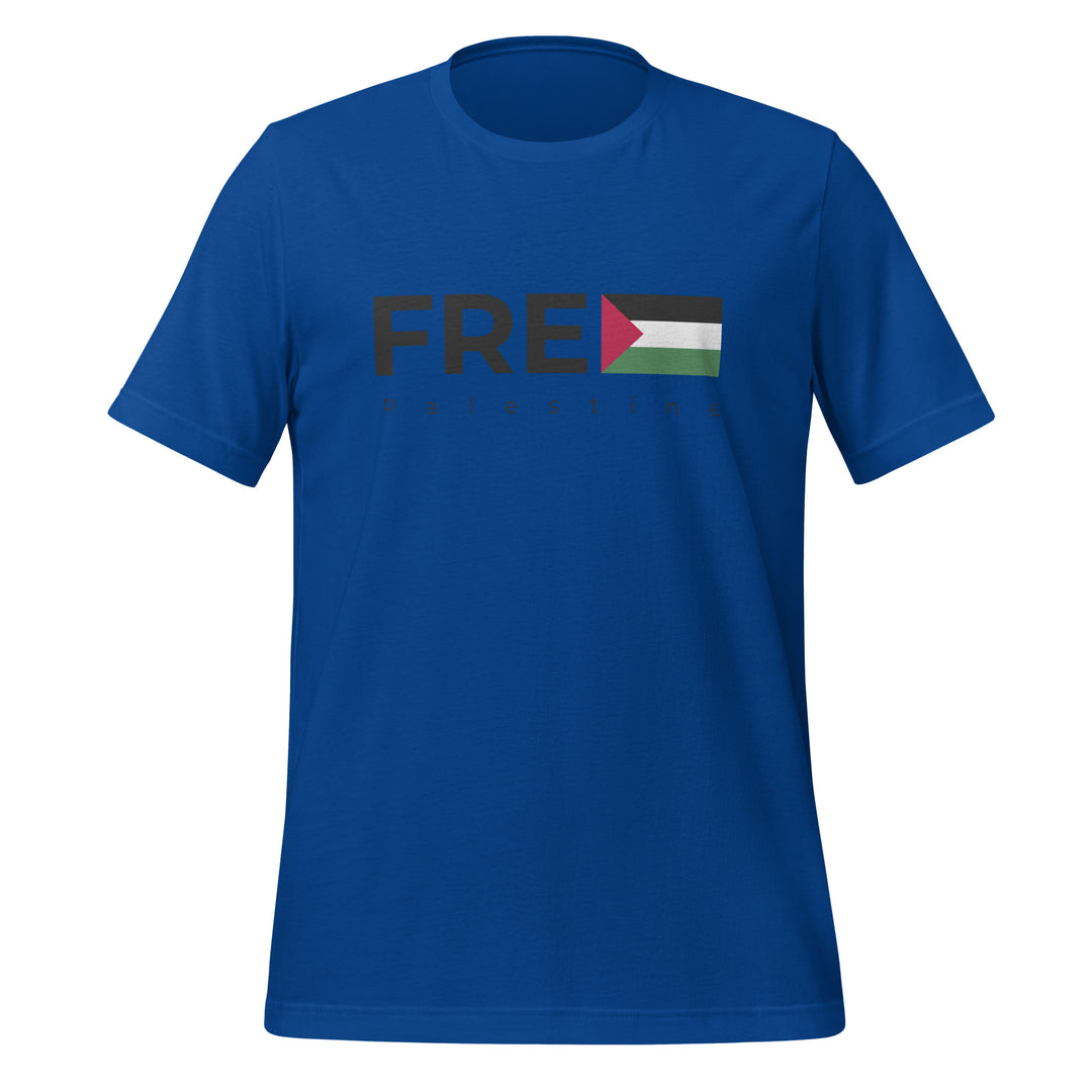 Women T-Shirt - Free Palestine, T Shirt True Royal