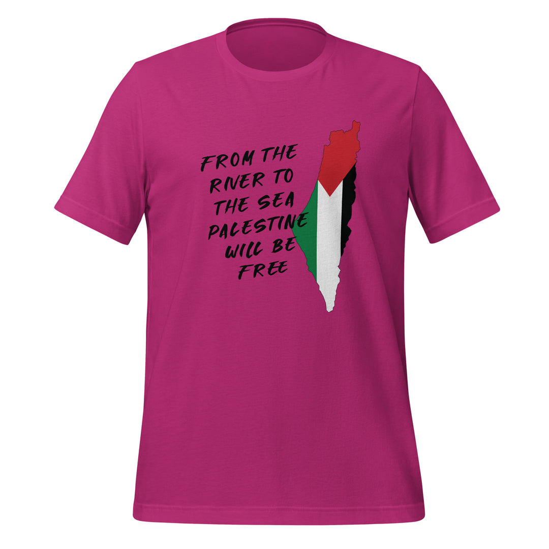 Women T-Shirt - From the River to the Sea, T Shirt Berry