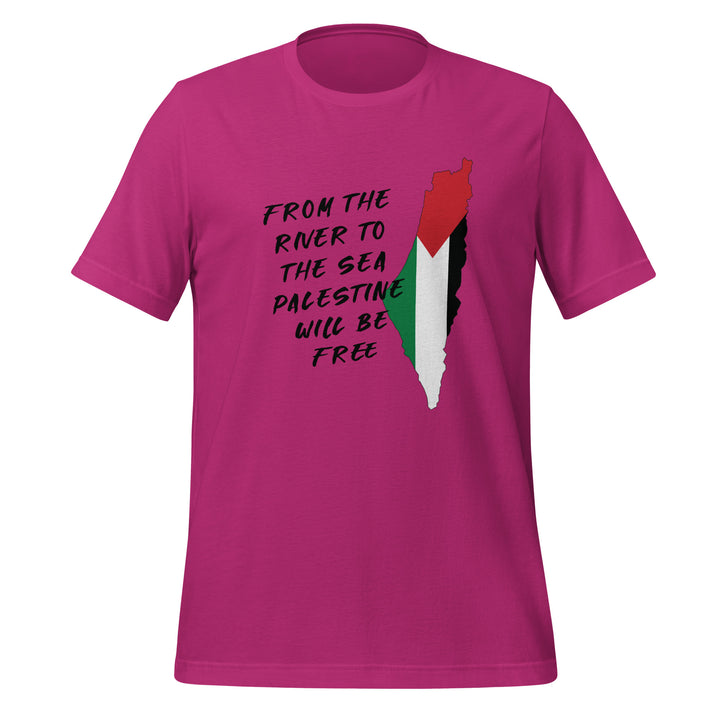 Women T-Shirt - From the River to the Sea, T Shirt Berry