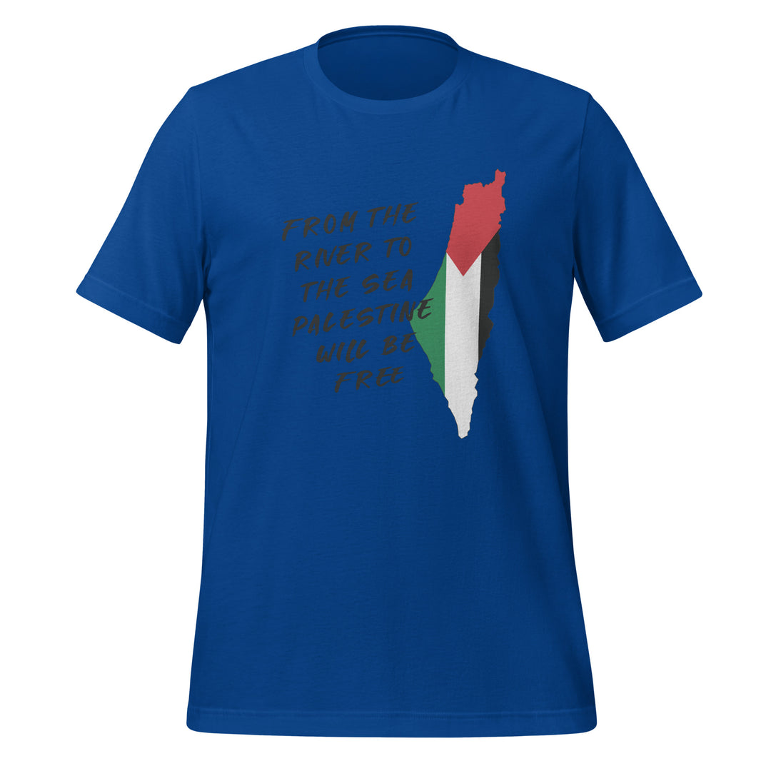 Women T-Shirt - From the River to the Sea, T Shirt True Royal
