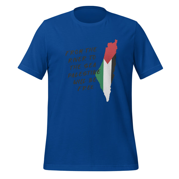 Women T-Shirt - From the River to the Sea, T Shirt True Royal