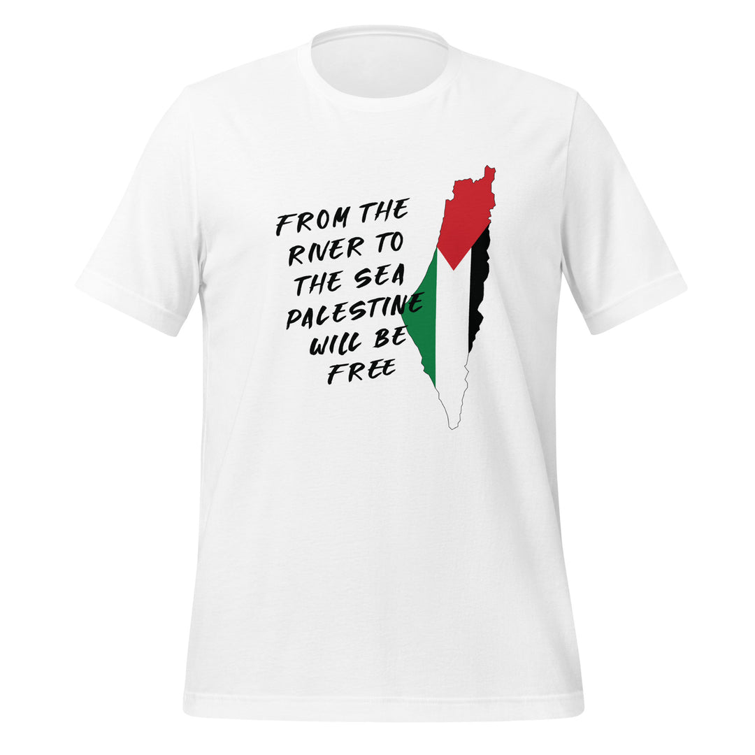 Women T-Shirt - From the River to the Sea, T Shirt White