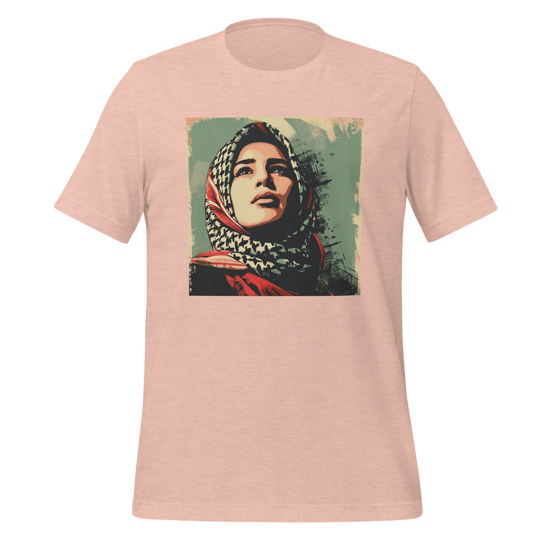 Women t-shirt - Hope, T Shirt Heather Prism Peach