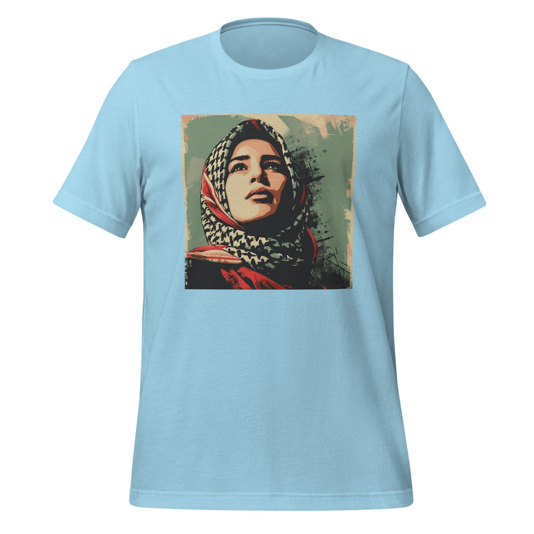 Women t-shirt - Hope, T Shirt Ocean Blue