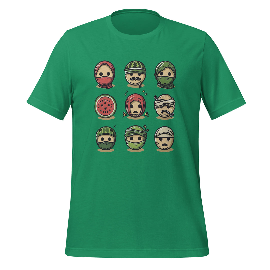 Women t-shirt - Palestine Emoji, T Shirt Kelly