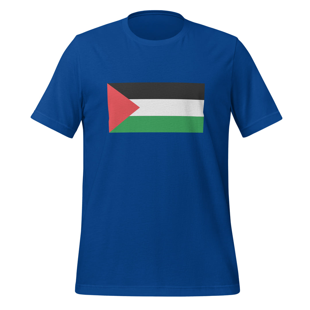 Women t-shirt - Palestine Flag, T Shirt True Royal