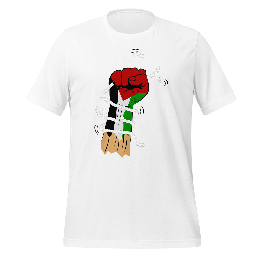 Women t-shirt - Palestine Hand, T Shirt White