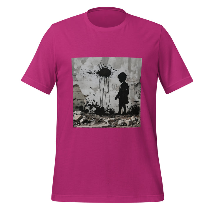 Women t-shirt - Palestine Wall, T Shirt Berry