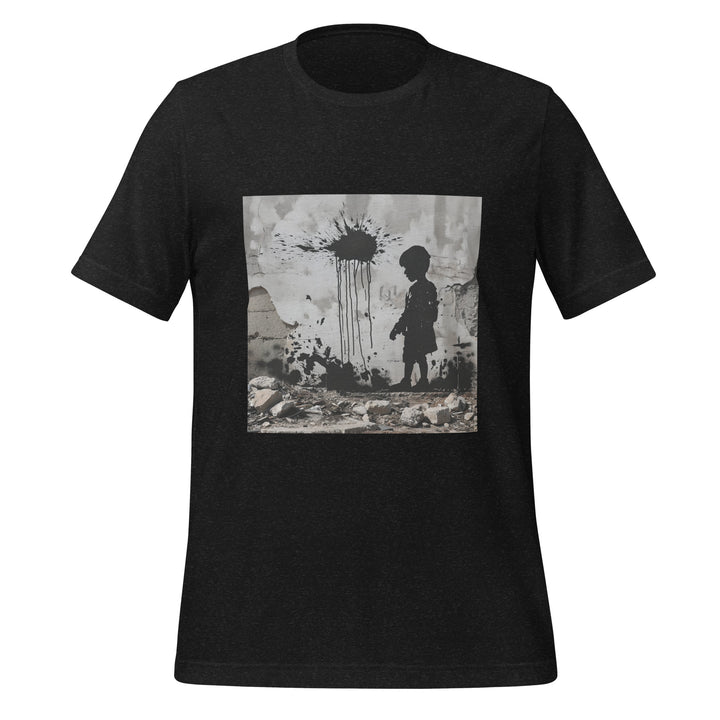 Women t-shirt - Palestine Wall, T Shirt Black Heather