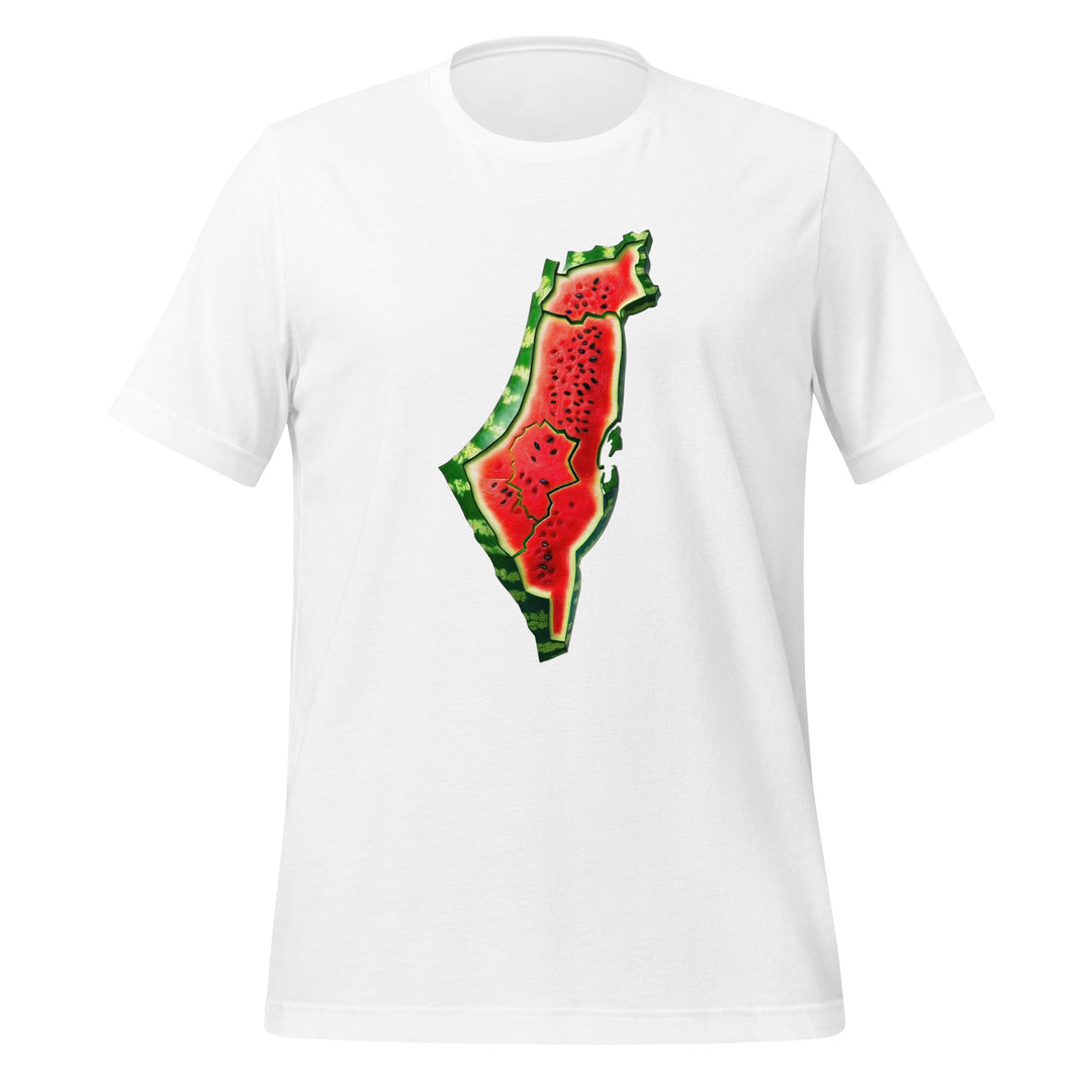 Women t-shirt - Palestine Watermelon, T Shirt White