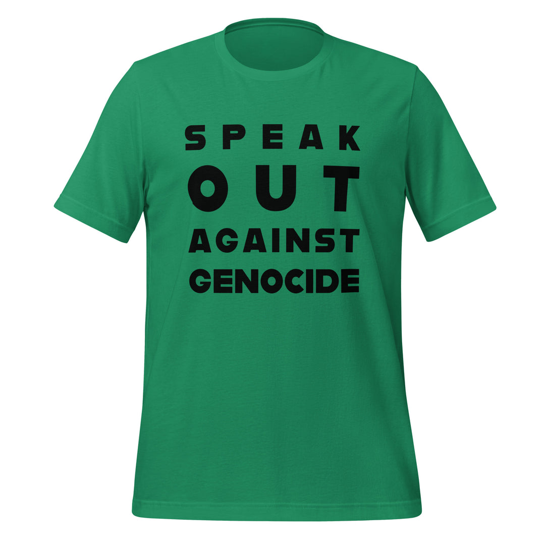 Women t-shirt - Speak out against genocide, T Shirt Kelly