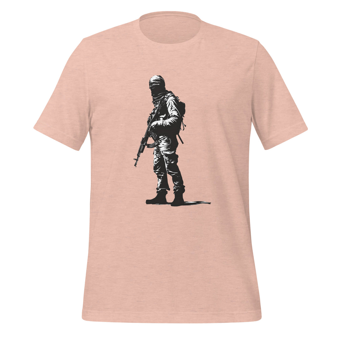Women t-shirt - The Fighter, T Shirt Heather Prism Peach
