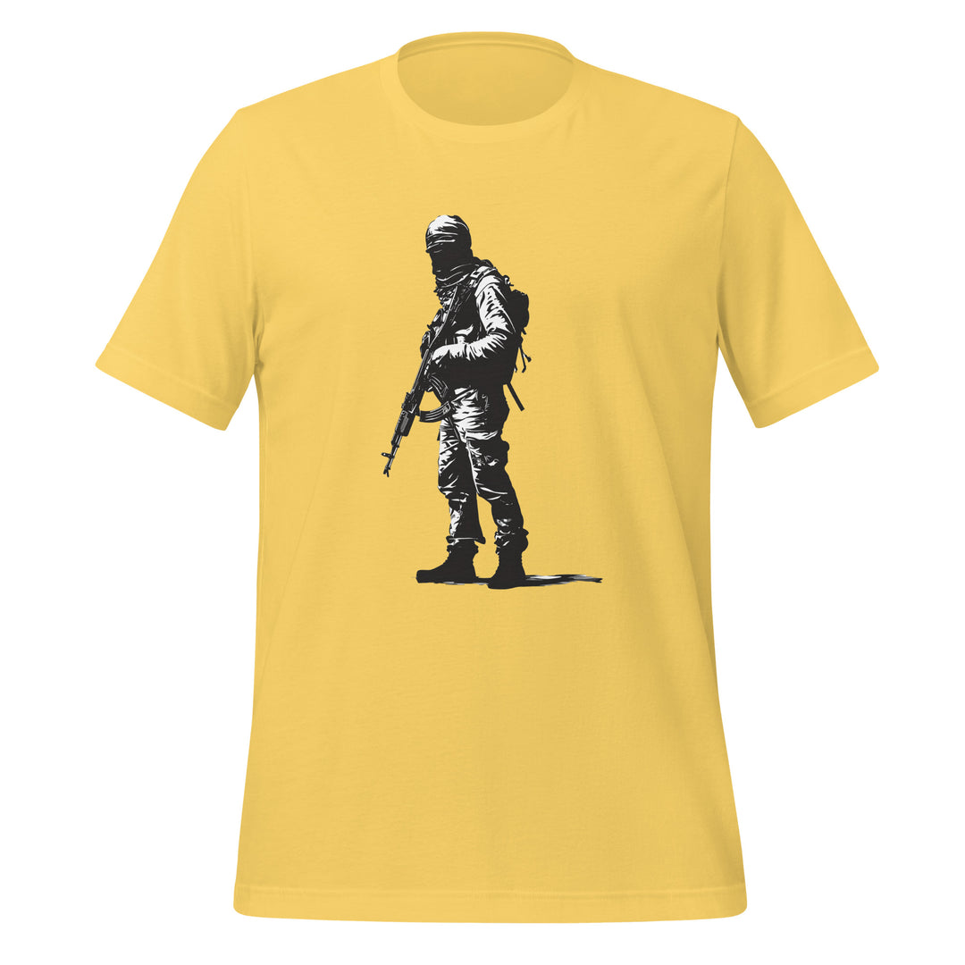 Women t-shirt - The Fighter, T Shirt Yellow