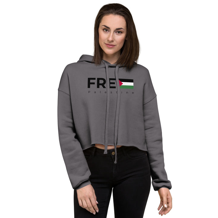 Crop Hoodie | Free Palestine