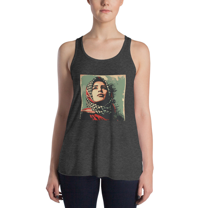 Women's Flowy Racerback Tank | Palestine Hope