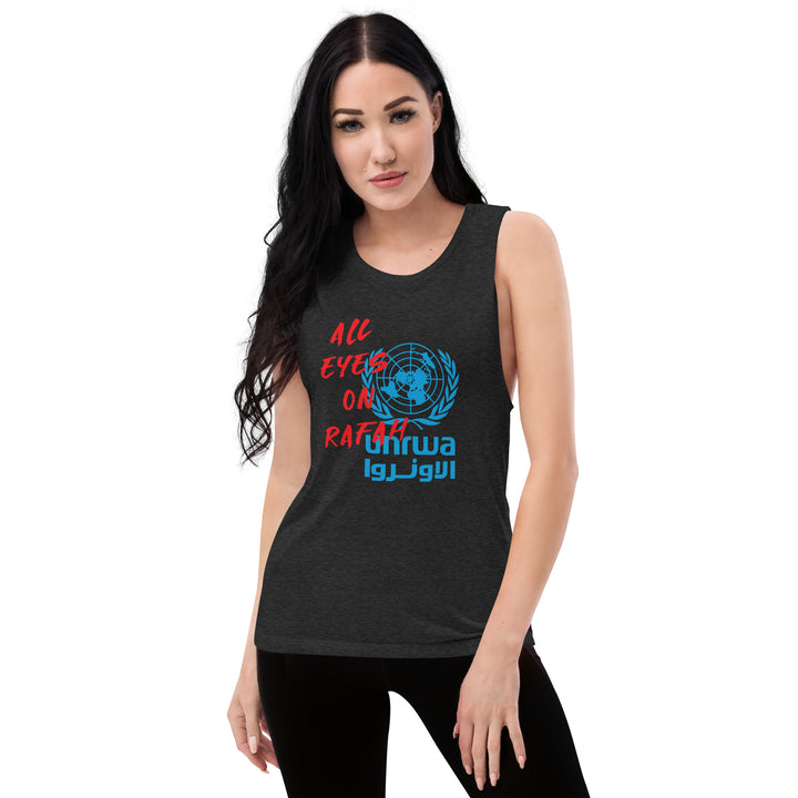 Ladies’ Muscle Tank | All Eyes on Rafah