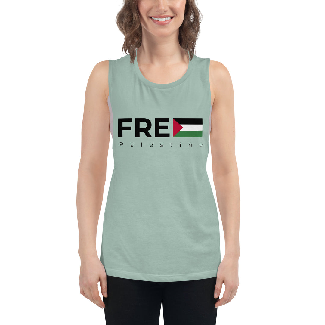 Ladies’ Muscle Tank | Free Palestine