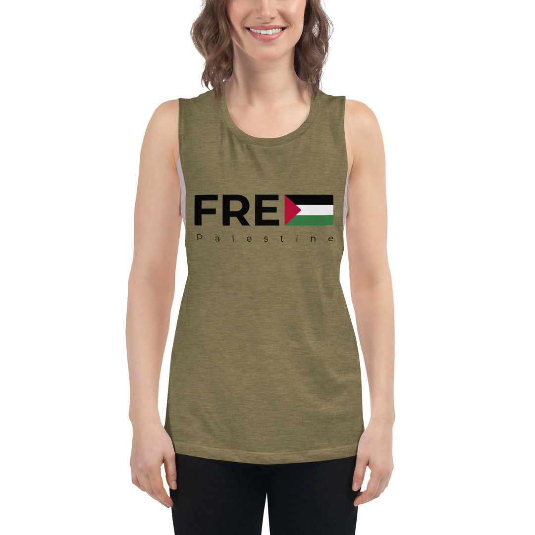 Ladies’ Muscle Tank | Free Palestine