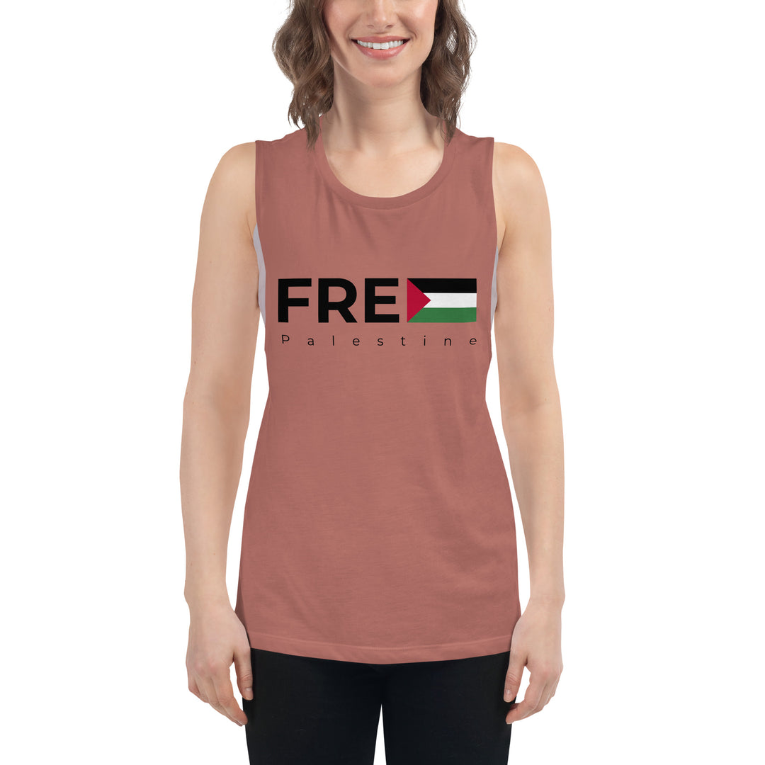 Ladies’ Muscle Tank | Free Palestine