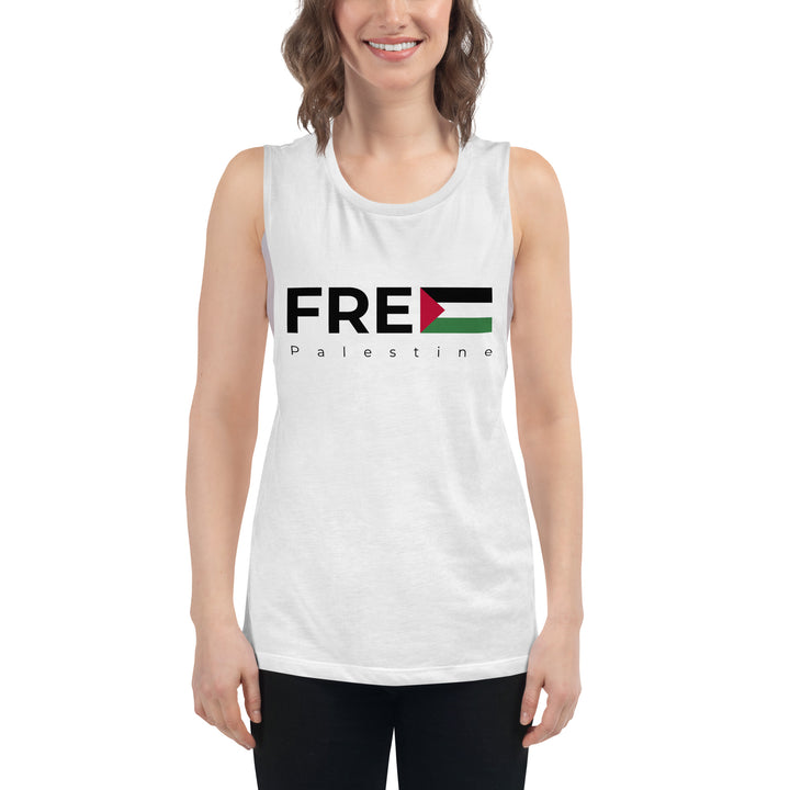 Ladies’ Muscle Tank | Free Palestine