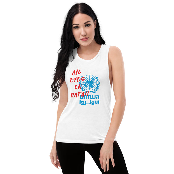 Ladies’ Muscle Tank | All Eyes on Rafah