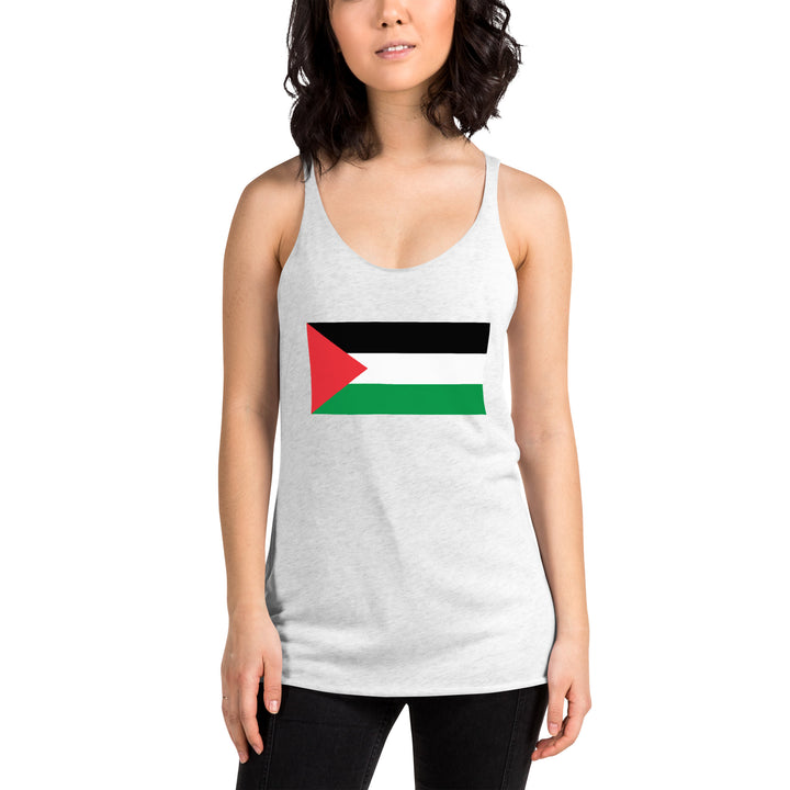 Women's Racerback Tank Next Level | Palestine Flag